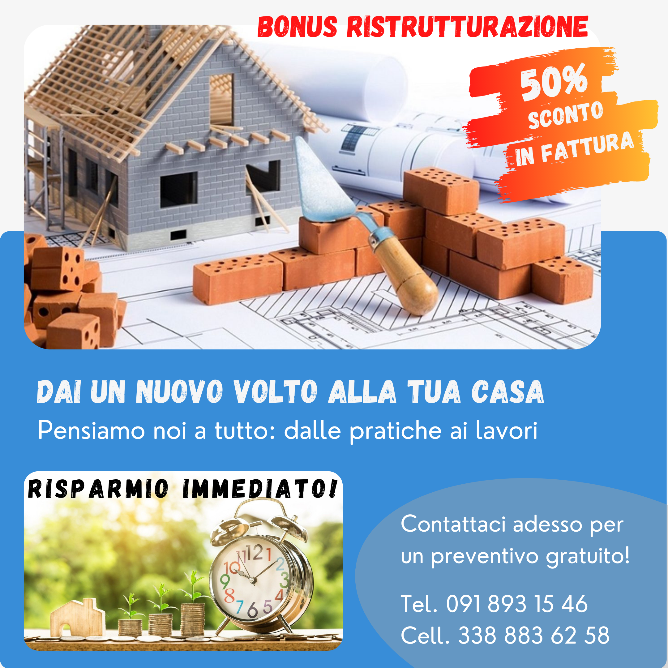 Bonus Ristrutturazione e Sconto in fattura Palermo – ElectroEdil